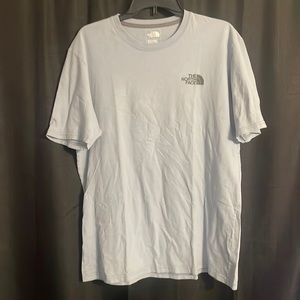 THE NORTH FACE BLUE MENS LARGE USED TSHIRT